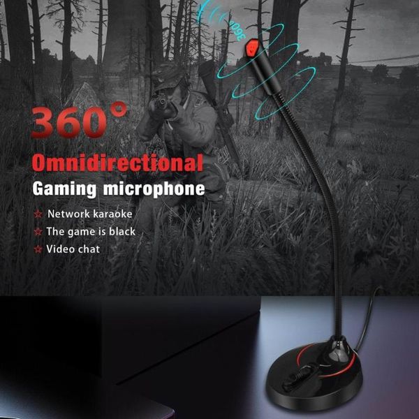 

computer microphone noise reduction flexible gooseneck deskfor gaming, live streaming (6.5ft cable) microphones