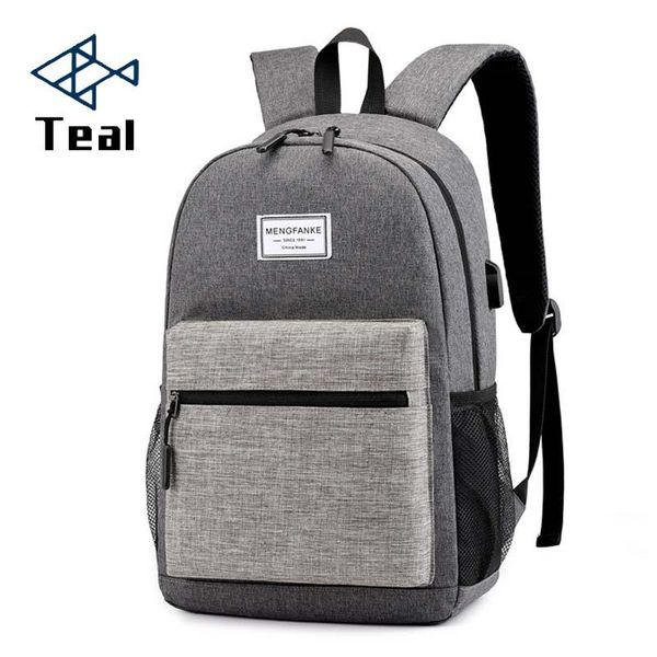 

backpack men waterproof usb charging school bags for girls travel lapfemale bag computer outdoor