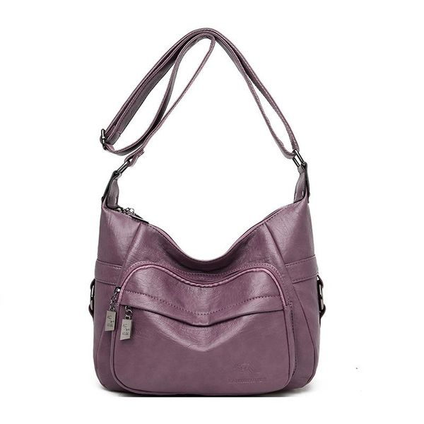 

soft leather shoulder crossbody bags for women hobos bag lady big capacity genuine women's handbags bolsas feminina totes