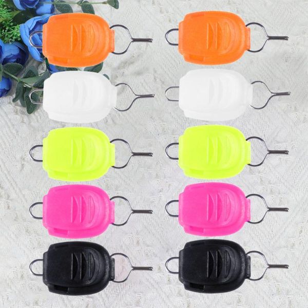 

fishing accessories 25pcs luminous wheel ser thread clip lock line buckle s