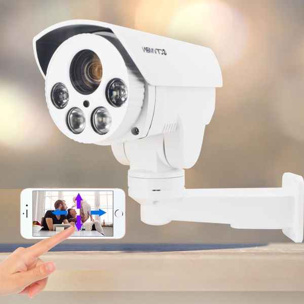 

camera outdoor ip cameras 1080p pan/tilt/zoom 10x security network infrared ir 80m onvif weatherproof cam