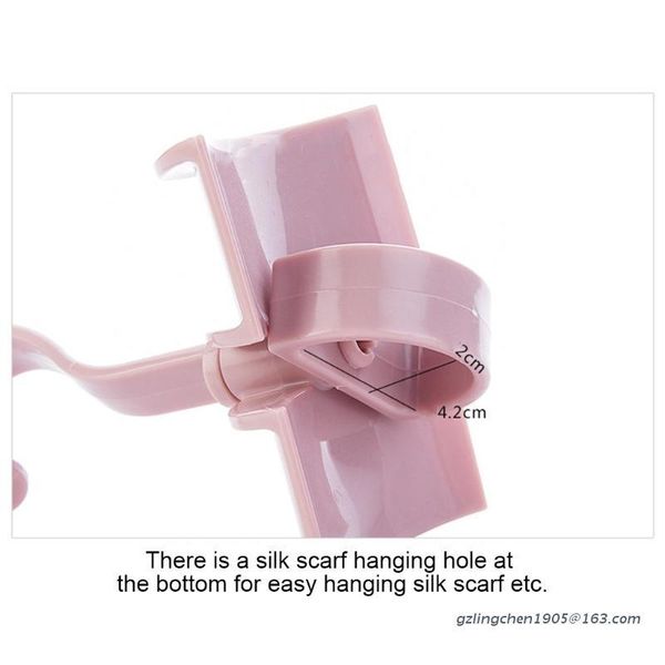 

hangers & racks p8de 4 pcs 360 degree rotating handbag hanger rack closet tie storage organizer hooks