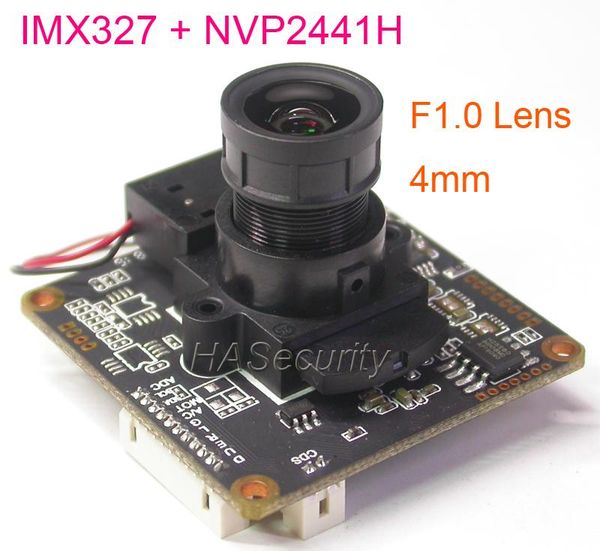 

cameras f1.0 m12 starlight lens ahd-h (1080p) / cvbs (d1) 1/2.8" sony starvis imx327 + nvp2441 cctv camera module pcb board +osd cable