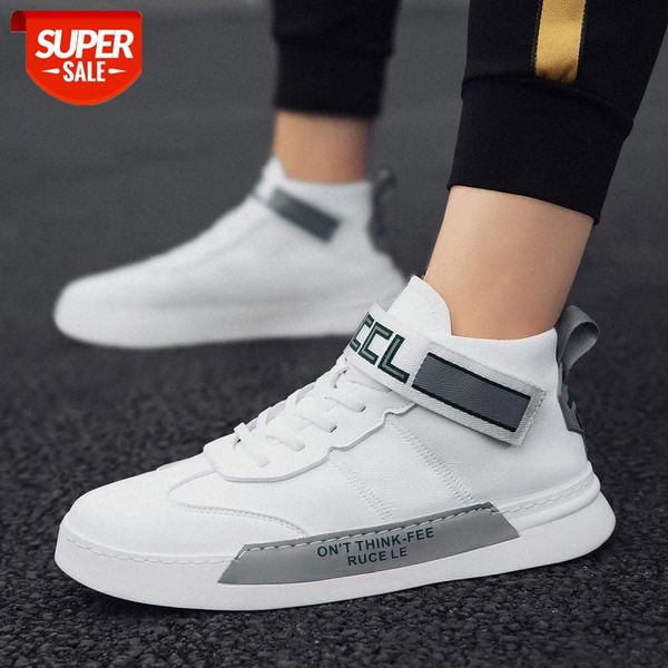 

men's shoes summer korean version of the trend small white board running thick-soled casual fashion high-#fj0l