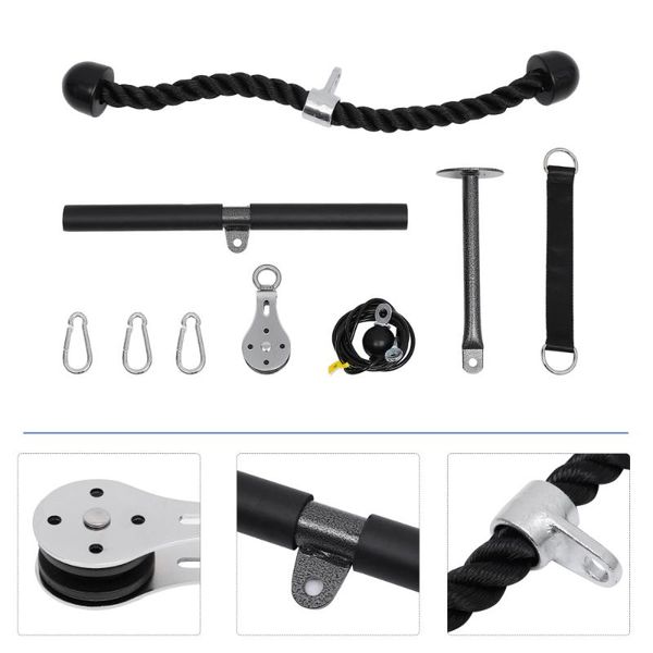 

set tricep trainer forearm wrist roller fitness equipment resistance bands