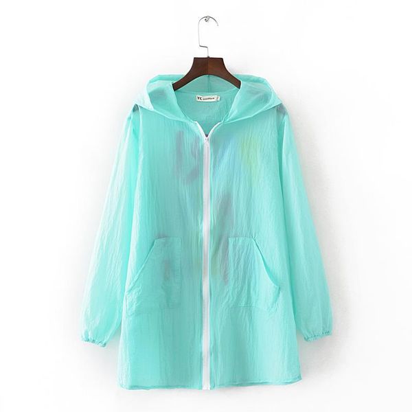 

plus size outerwear & coats women's sun-protection summer jacket oversized hooded letter printed, Black