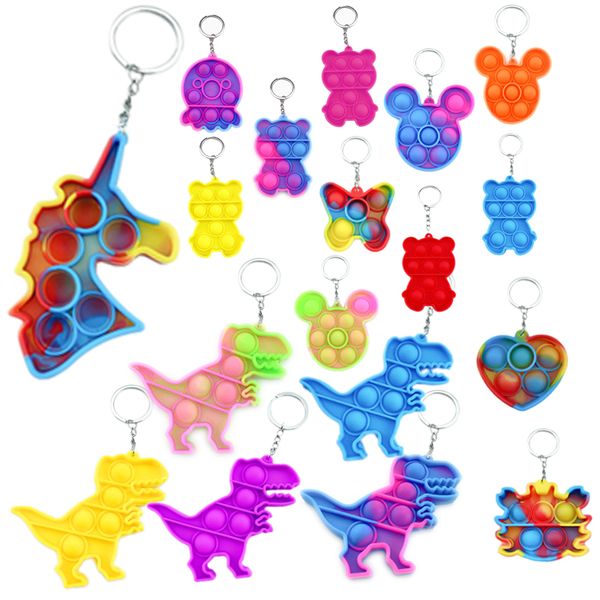 

squeeze stress relief toys squishy sensory pop balls cell phone straps fidget finger push bubbles key ring autism anti-stress popping toy ba