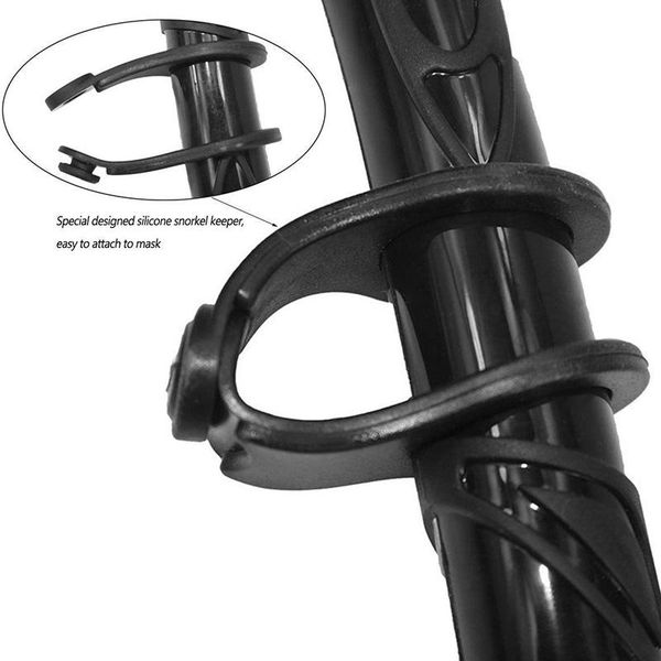 

professional swimming snorkel with silicone mouthpiece easy breath scuba diving tribord set tube dry snorkeling equipment 2021 pool & access