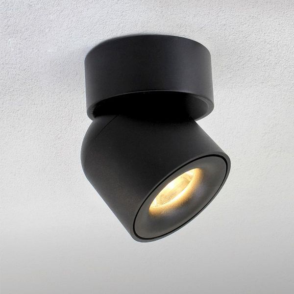

euignis ac 90-260v led spotlight surface mounted adjustable 90 degrees spotlights modern living light for indoor lighting