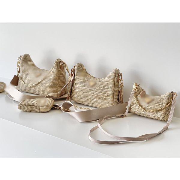 

da hobo straw woven three in one mini simple youth vitality women's single shoulder underarm messenger bag luxuryss designerss yw