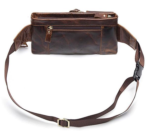 

waist pack fanny sling cross body with adjustable strapfor men women full grain leather bags