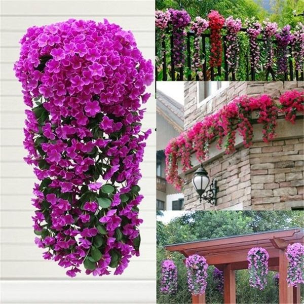 

orchid fake flower party decoration simulation artificial valentine's day wedding wall hanging basket easter decor decorative flowers &