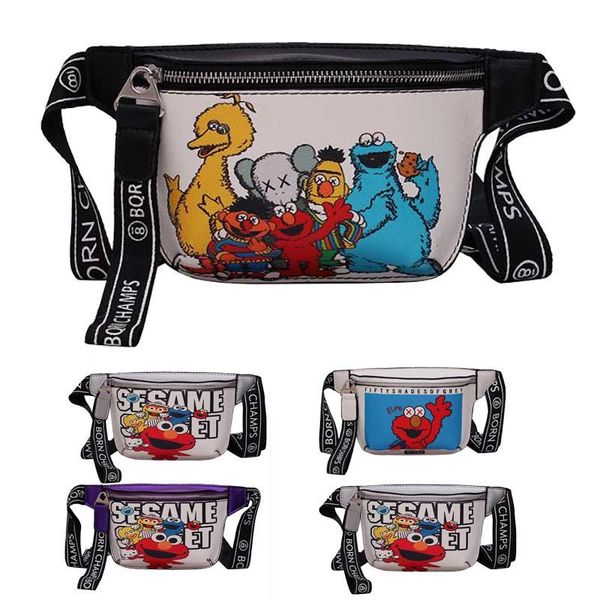 

waist bags designer women pu leather packs ladies small graffiti messenger casual chain crossbody womens fanny pack bungee