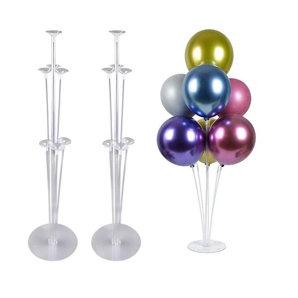 

party decoration table balloon stand kit 28inch height balloons holder reusable birthday wedding supplies