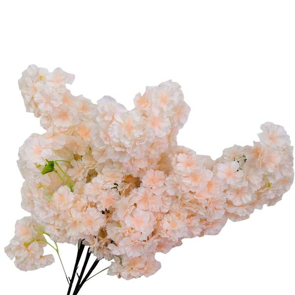 

10pcs simulation cherry blossom branch artificial flower fake plant wedding decoration home party garden decor decorative flowers & wreaths