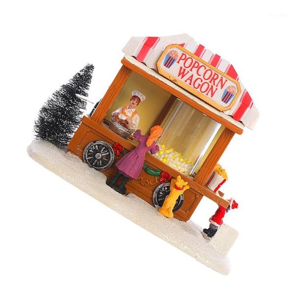 

christmas decorations 1pc deskornament xmas luminous house beautiful glowing