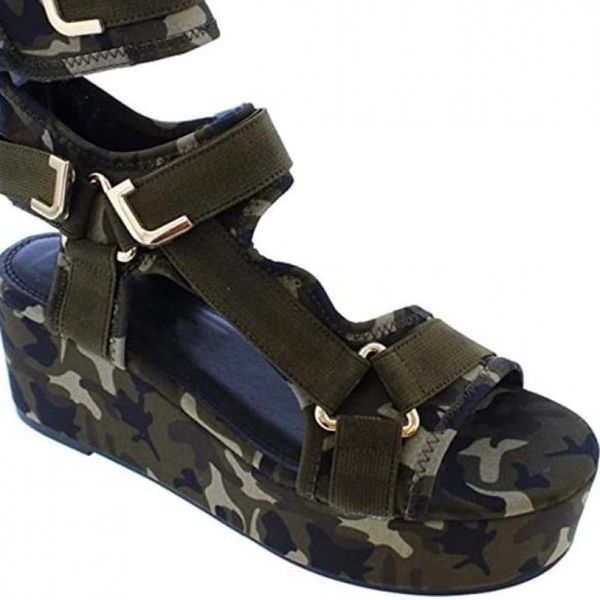 

sandals platform women summer handmade flat rome casual shoes plus size, Black