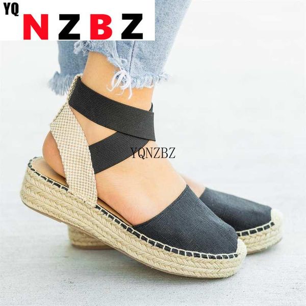 

sandals women's comfortable casual strappy thick-bottom footwear close toe platform closed beach sandalias mujer, Black