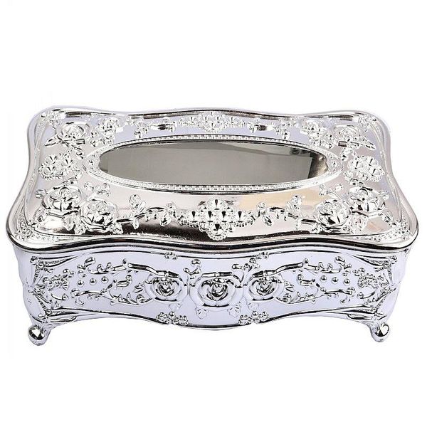 

tissue boxes & napkins european retro style chic box cover paper napkin holder case prop decor