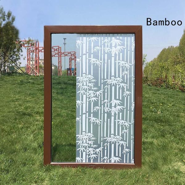 

window stickers film privacy, decorative stained glass paste home, bathroom, door, office 45x200cm