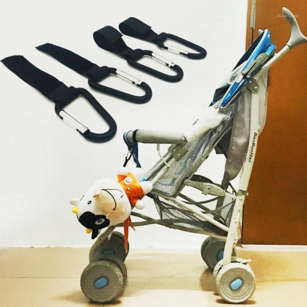 

2pcs/lot baby stroller accessories hook multifunctional black shopping bag clip parts &1