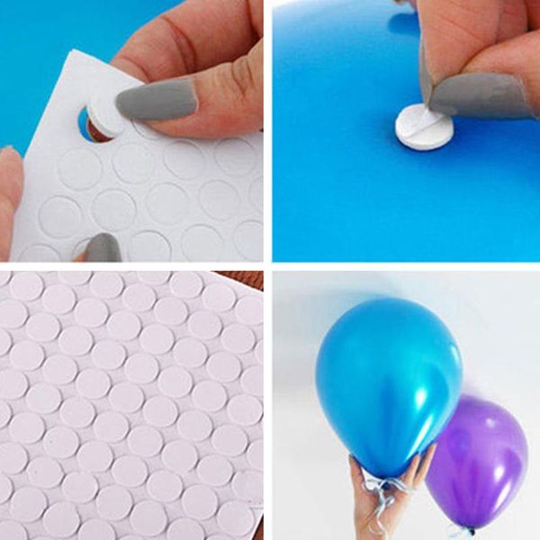 

party decoration 100 points balloon attachment glue birthday wedding supplies dot ceiling or wall