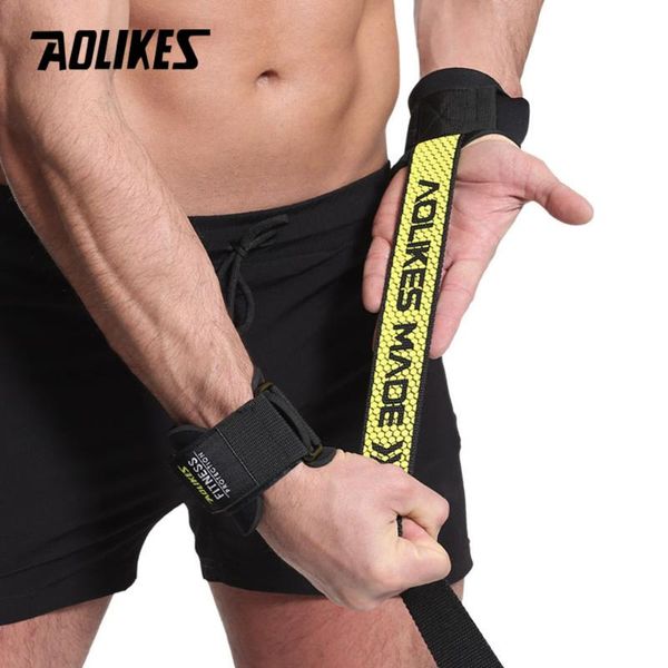 

wrist support aolikes 2pcs super wristband breathable gym fitness crossfit weight lifting dumbbell body building brace, Black;red