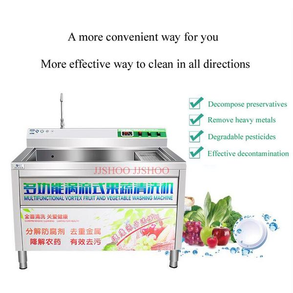 

food processors eddy current vegetable washing machine stainless steel bubbling cleaning