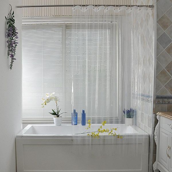 

shower curtains transparent curtain with bukkles