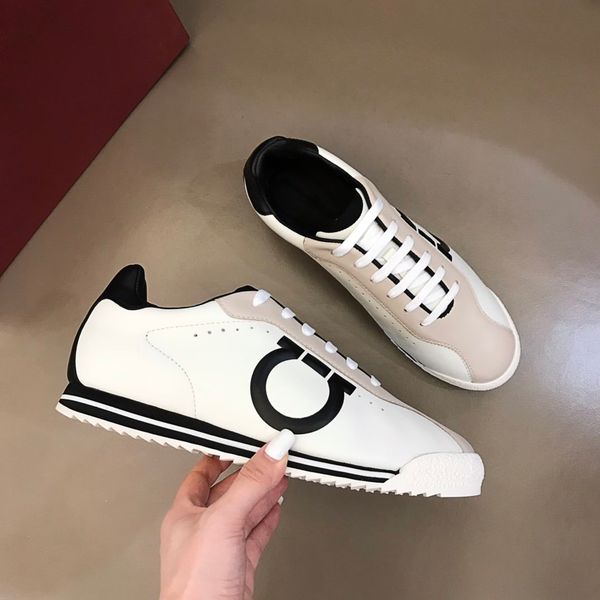 

luxury designer shoes men's casual sports shoes, imported calfskin minimalist sneaker us38-45, Red;white