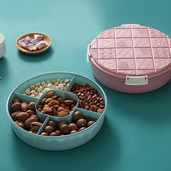 

dishes & plates ak40 candy box creative dried fruit plate lazy wedding