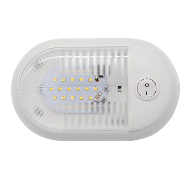 

working light 12-24v 24 led dome ceiling lamp with switch for rv marine boat yacht
