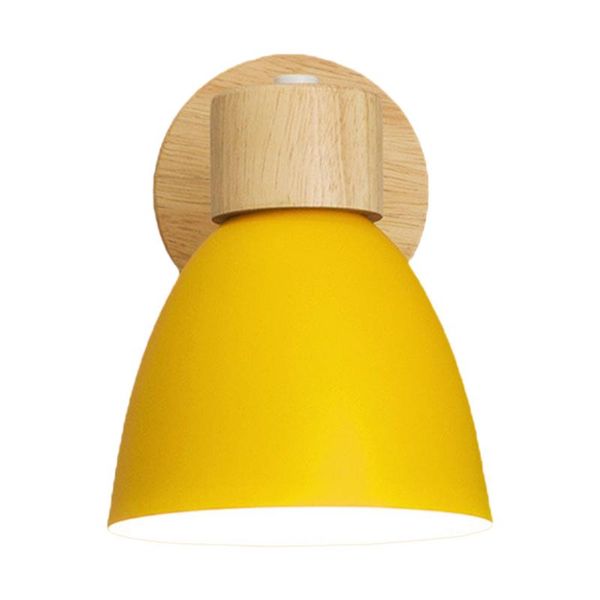 

wall lamp 1pc practical balcony wall-mounted nordic styled mirror (yellow)
