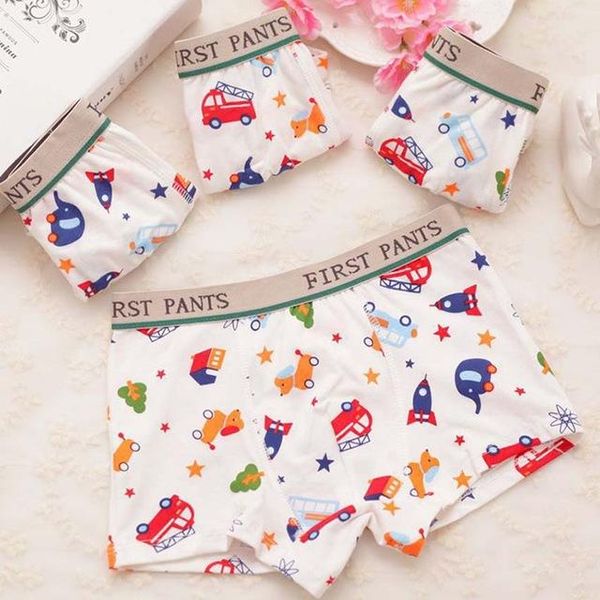 

panties 4pcs/lot children underwear boys cotton boxer for shorts baby kids 2-10 t, Camo