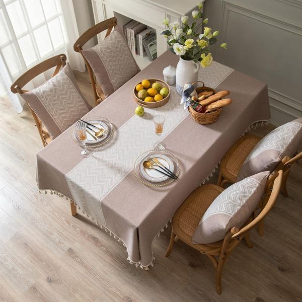

track on the table cover for home and kitchen tablecloths rectangular cloth wedding decoration dinner tablecloth modern