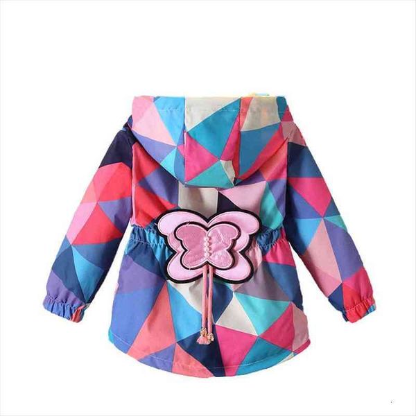 

childrens jacket spring autumn girls fashion thin flower hooded outerwear baby kids toddler cartoon butterfly coat 1 6 y, Camo