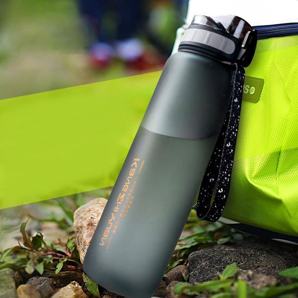 

water bottles & cages garrafa de Ã¡gua esportiva quentejarro com marcador capacidade viagem portÃ¡til Ã prova vazamento drinkware plÃ¡stico