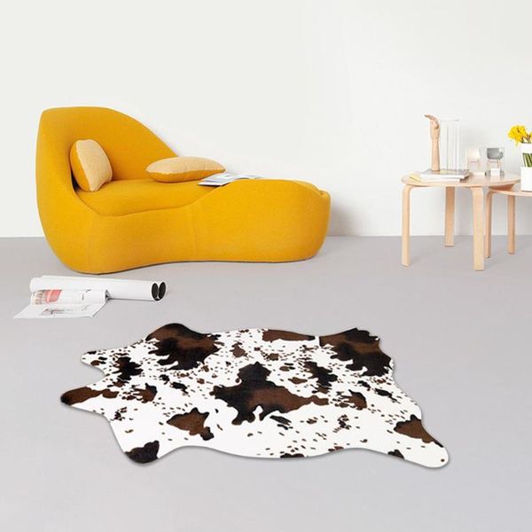 

cow style carpets for living room bedroom kid rugs home carpet floor door mat decor imitation leather fashion