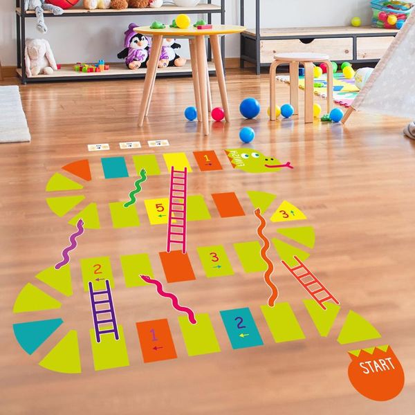 

wall stickers pvc removable cartoon pattern self-adhesive interactive game floor children's room decorative sticker