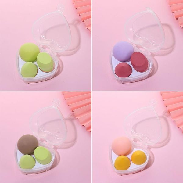 

sponges, applicators & cotton 3pcs foundation powder peach shape cushion beauty egg makeup blender sponge cosmetic puff