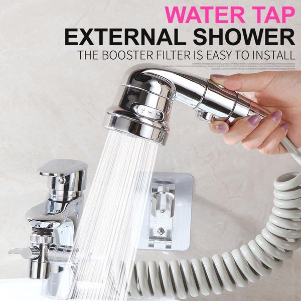 

bathroom sink faucets washbasin, shampoo, artifact faucet, external shower, toilet hand-held extended pressurized sprinkler set