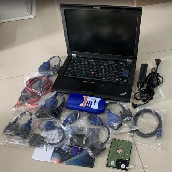 USB-Link 125032 LKW-Scanner-Diagnosetools 24 V mit Laptop ThinkPad T410 I5 4G, vollständige Kabel, 2 Jahre Garantie