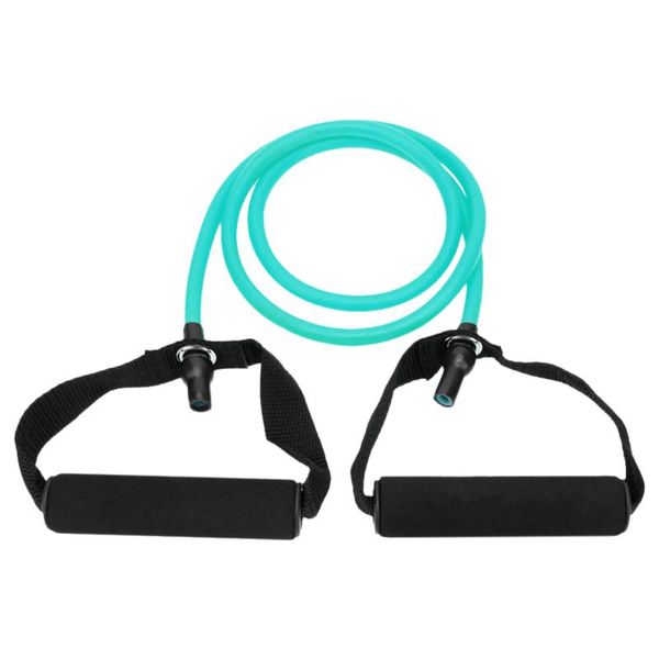 

accessories resistance toning tube bands fitness workout elastic exercise band with door anchor and carry bag 3pcs