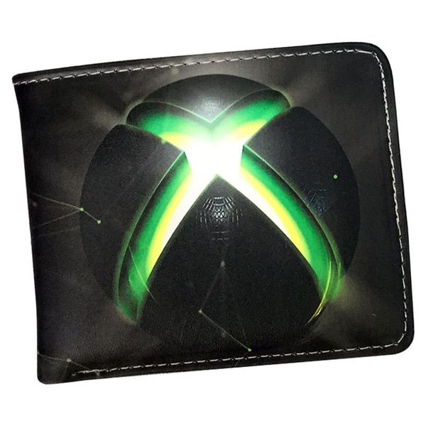 Кошельки игра Xbox Bi-Fold Wallet мужской черный короткий кошелек ID