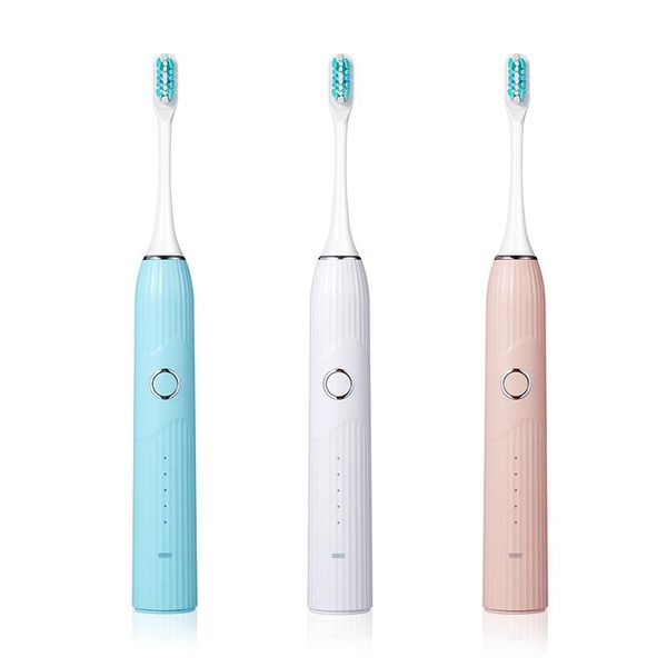 

smart electric toothbrush a sonic rechargeable 5 clean modes ipx7 waterproof wireless charging adult