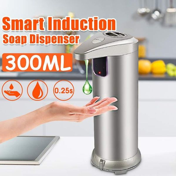 

liquid soap dispenser 300ml automatic sensor abs plasic pump shower shampoo bottle for bathroom kitchen