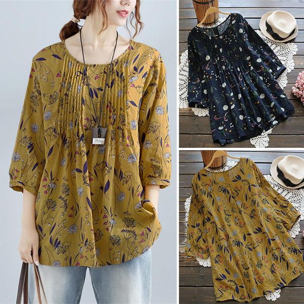 

muke women blouse fashion female womens shirt ladies print o-neck classics street elegance clothing women's blouses & shirts, White