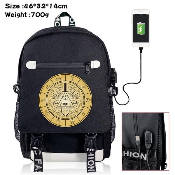 

backpack gf usb port canvas laptravel rucksack student school shoulder bag gift