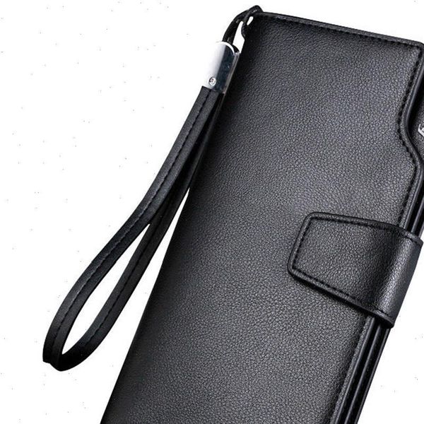 

long wallet clutch bag pu leather credit card holder men purses carteira masculina carteras billetera hombre portfe carte, Red;black