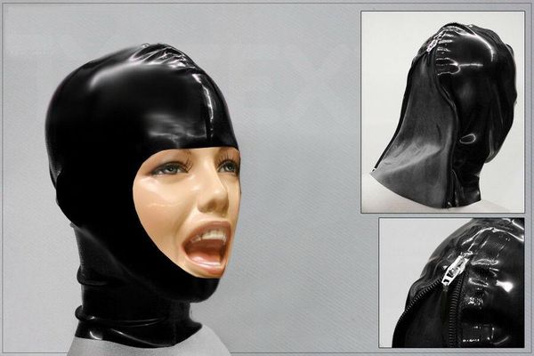 

party masks ----- latextil latexmaske diver latex maske masque mask rubber -neu-